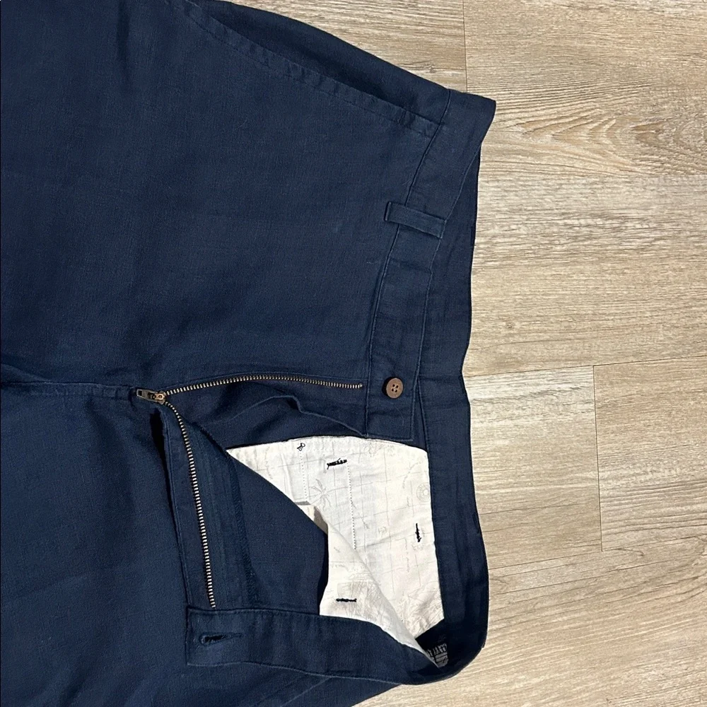 Jos.A.Bank 100% Linen Men’s Pant Navy 34x29 - Picture 3 of 9